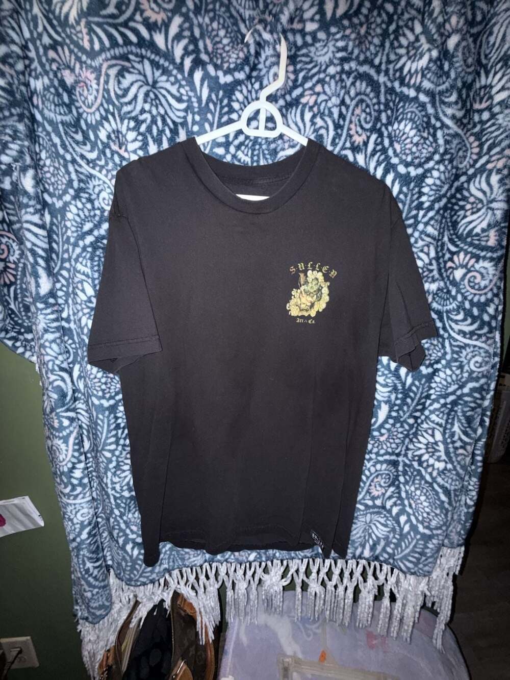Sullen Art Collective Black Graphic T-Shirt Large